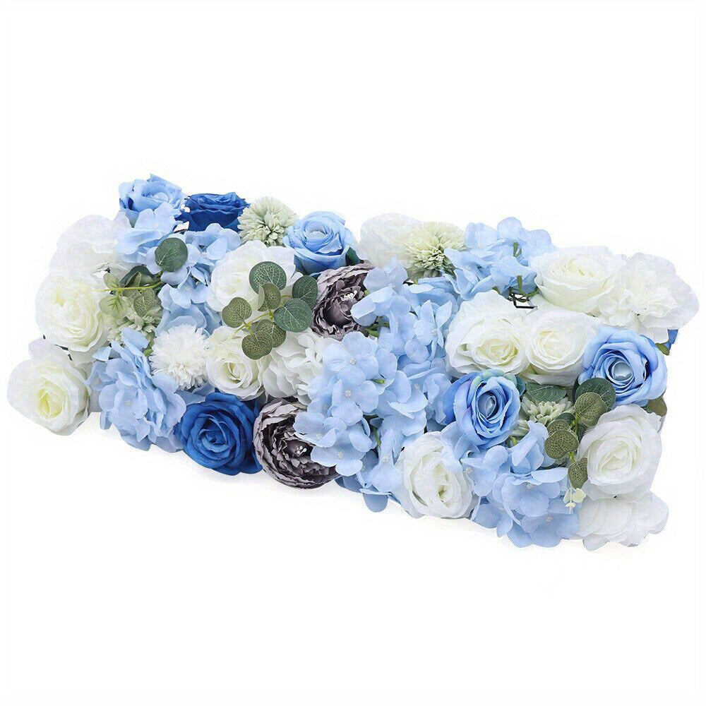 Silk Flower Roses Hanging Wall Panel Wedding Photography Venue Main Road Decor