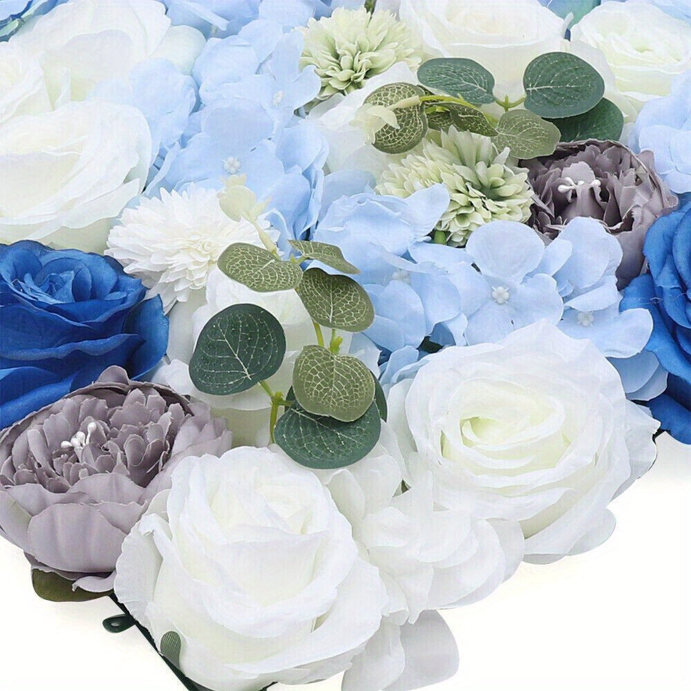 Silk Flower Roses Hanging Wall Panel Wedding Photography Venue Main Road Decor
