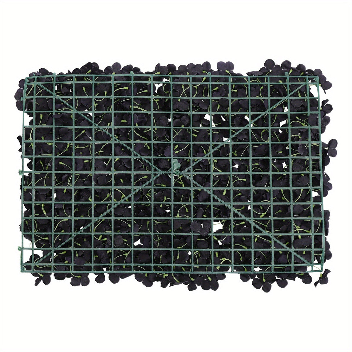 6pcs 23.62x15.75inch Flower Wall Panel -Photobooth Props-Artificial Floral Black Flowers Wall-Valentine's Day Decor-Wall Background Wedding Party Artificial Flowers Decoration