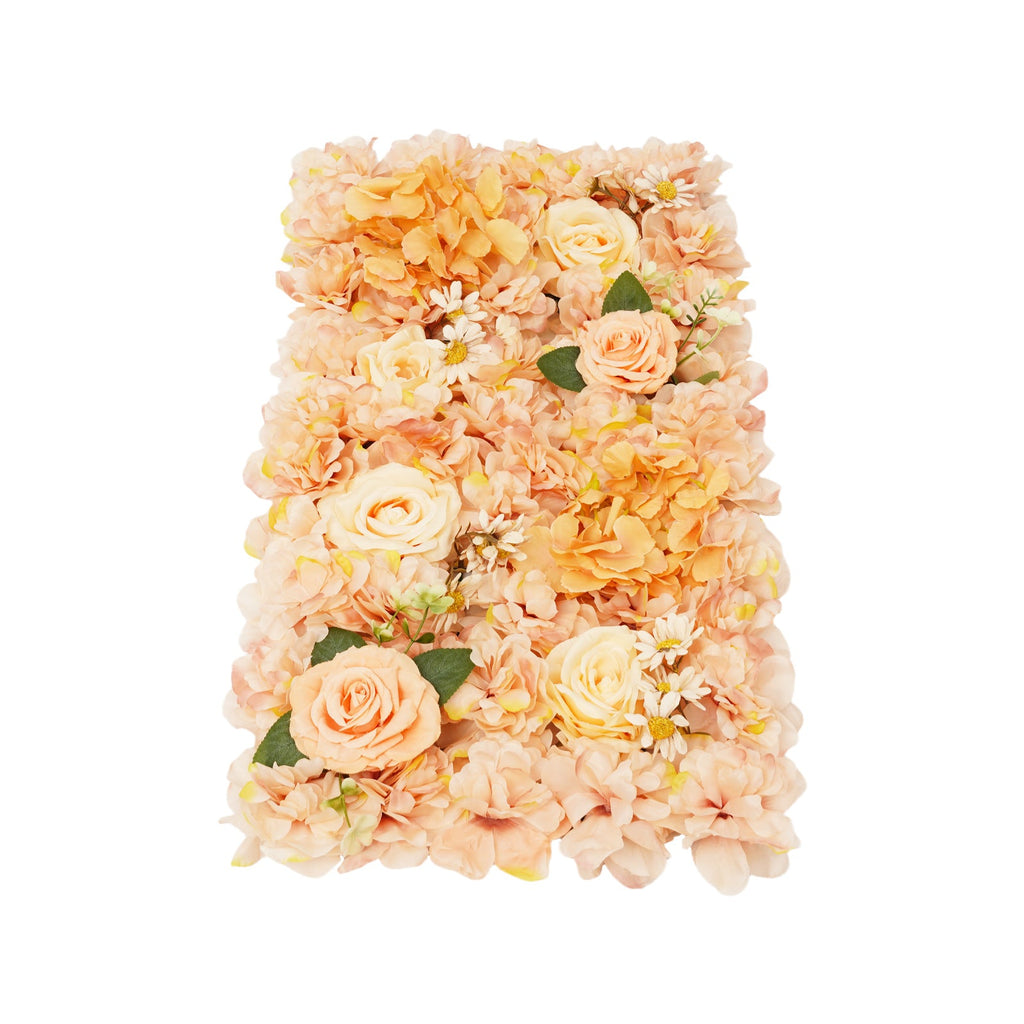 12pcs Artificial Flower Wall Panels Fake Flower Grid Panel Flower Wall Decor Floral Backdrop Hanging Flower Panels for Wedding, Party, Home, Photography