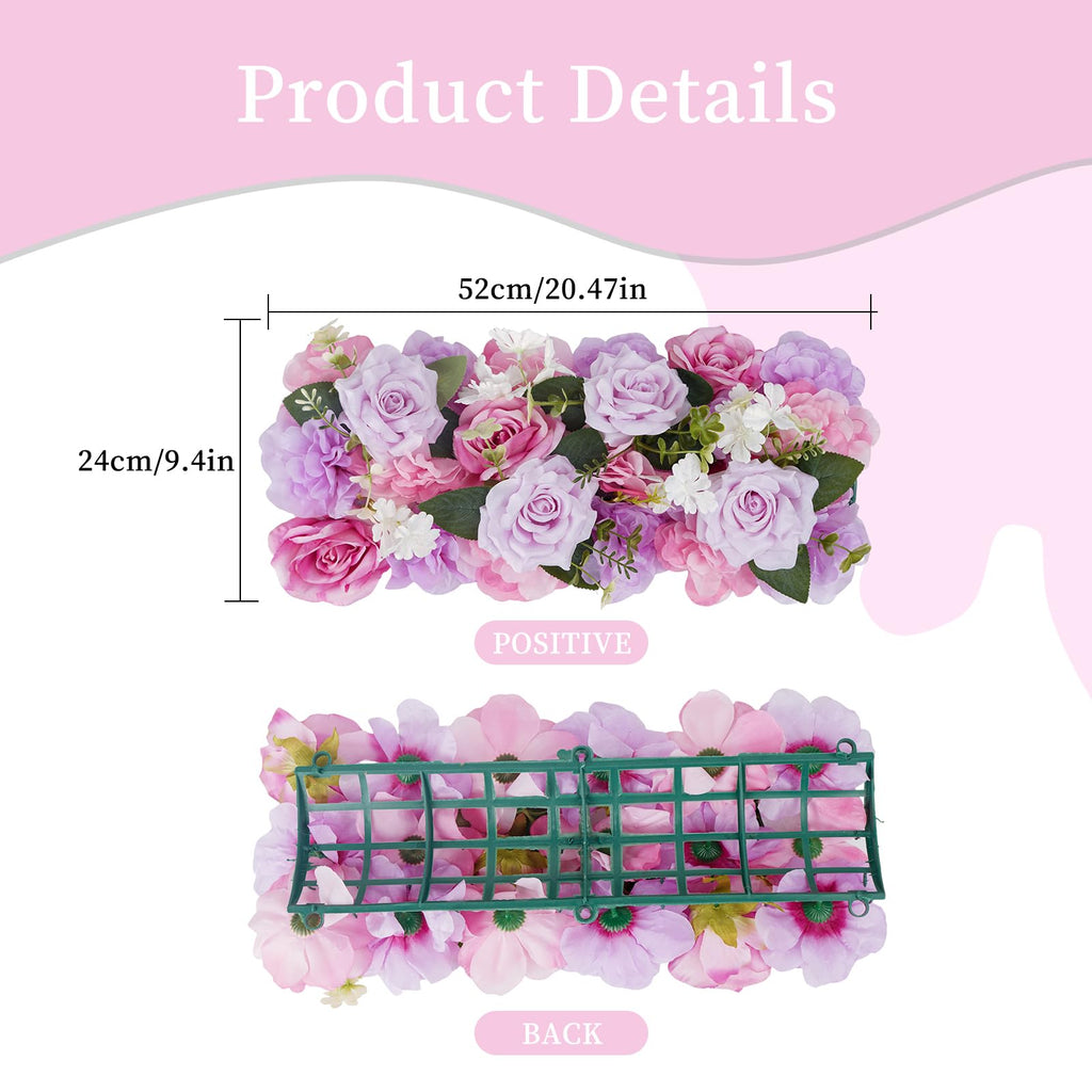 Wedding Arch Decorations 10 PCS 20.47 Inch Pink & Purple