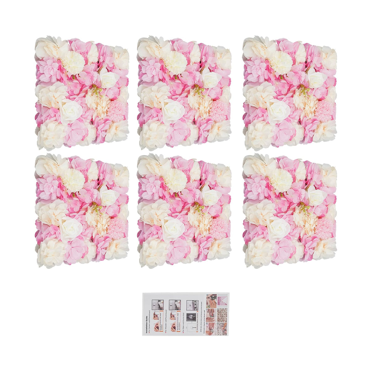 12 Pcs Giant Paper Flowers Artificial Large, White