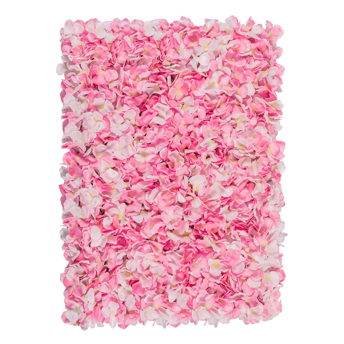 U'Artlines Artificial Flower Wall Panel 4 Pcs Silk Floral Backdrop Pink