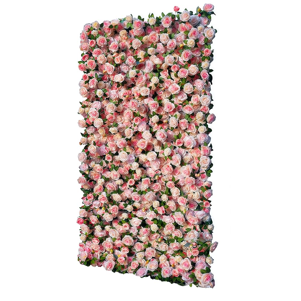 Flower Wall Backdrop 6 Panels 24x16 Inch Dusty Blue