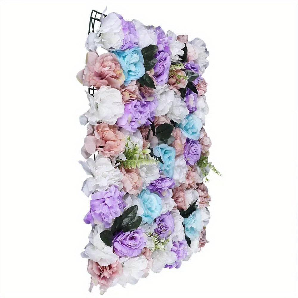 12X Artificial Flower Wall Panel Silk Wedding Party Background Venue Home Decor NEW