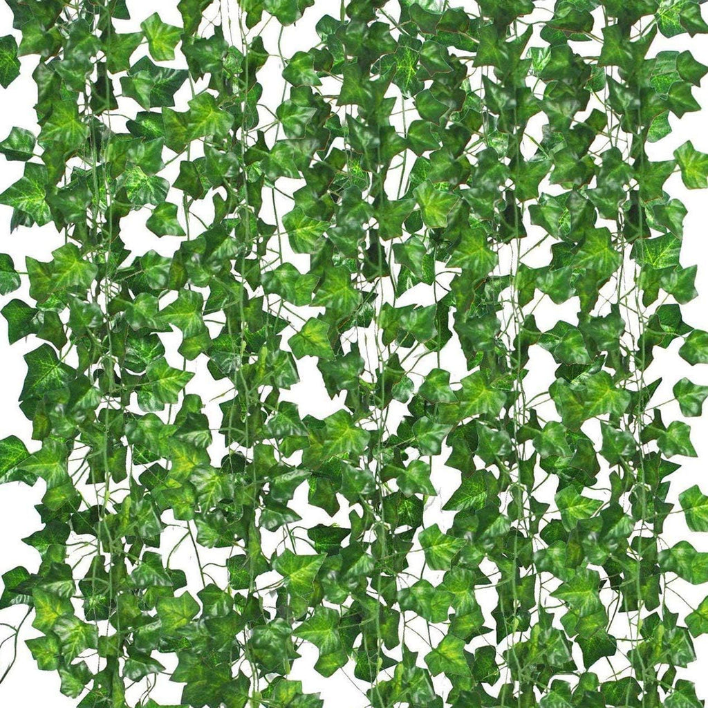9 Pack 72 FT Artificial Flower Garland Fake Pink Roses Vines Silk Flowers