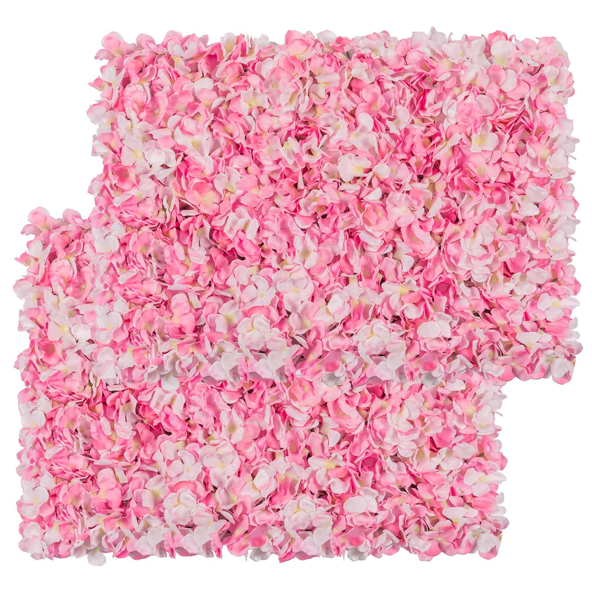 20 Pcs Artificial Floral Backdrop 3D Silk Rose Flower Wall Panel 60x40CM Flower Wall Background Wall-Mount Floral Wall Arrangement for Home Decoration (Light Pink)