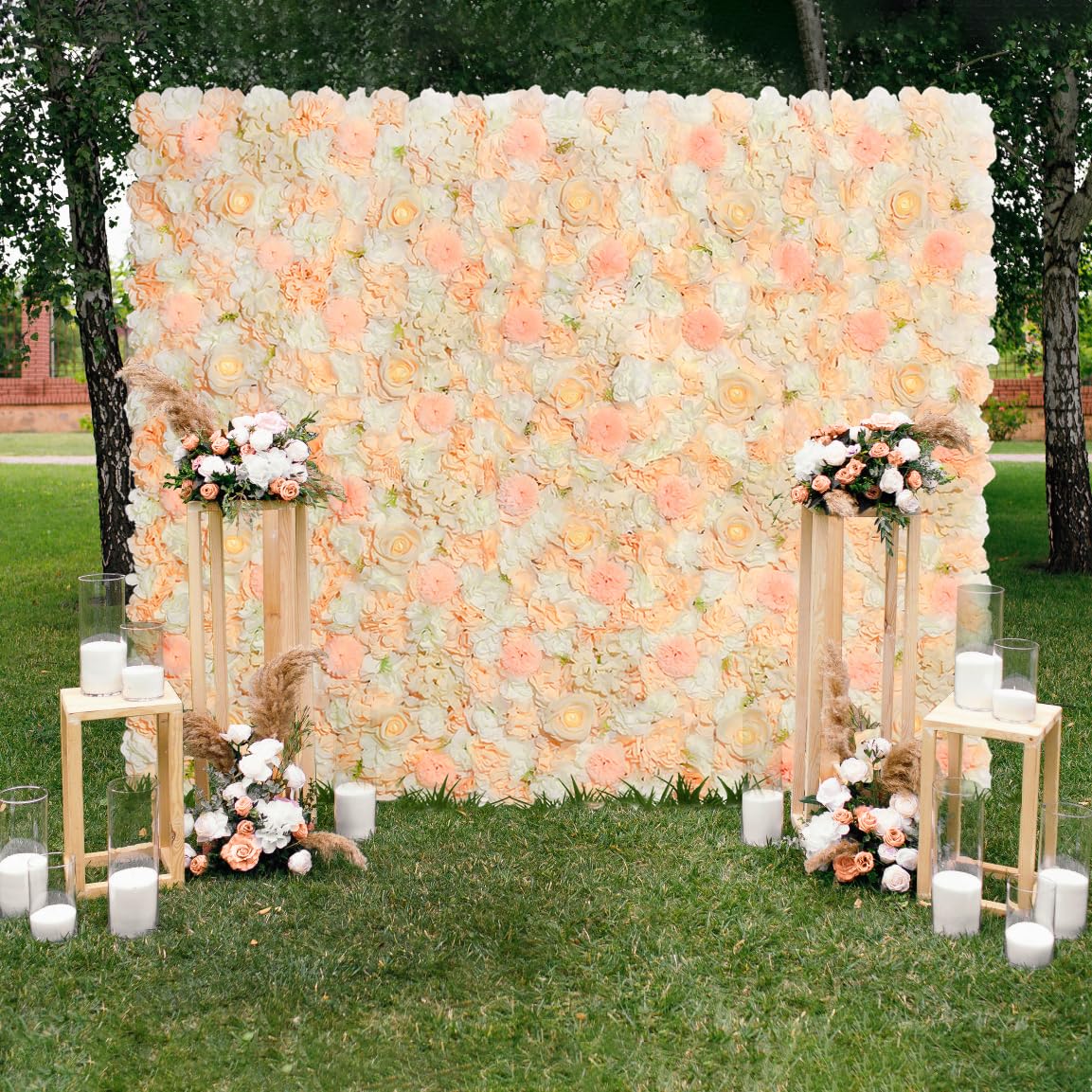 12 Pcs Giant Paper Flowers Artificial Large, White