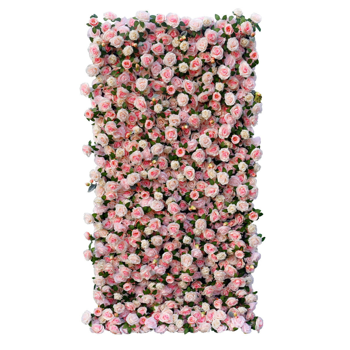 12 Pcs Artificial Flower Wall Panels, 23.6x15.74 Inch Flower Wall Mat Silk Flowers Panels for Wedding Backdrop Outdoor Garden Fence Photo Background Home Party Decor (Pink)