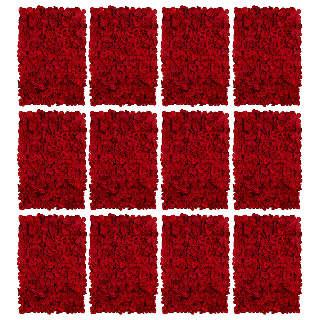 Flower Wall Backdrop12pcs 16.5"x16.5" Floral Wall-Gold