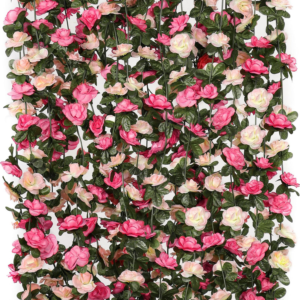 20 Pcs Artificial Floral Backdrop 3D Silk Rose Flower Wall Panel 60x40CM Flower Wall Background Wall-Mount Floral Wall Arrangement for Home Decoration (Light Pink)