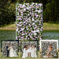 4ft*8ft Artificial Flower Wall Panels, 3D Silk Floral Wall Backdrop