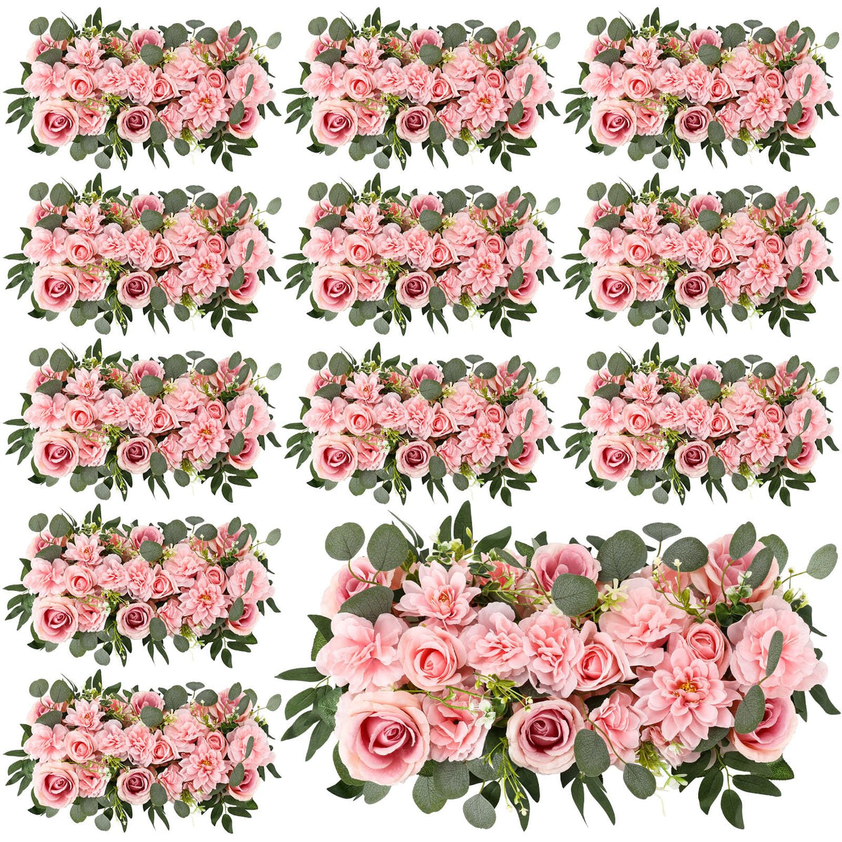 Wedding Arch Decorations 10 PCS 20.47 Inch Pink & Purple