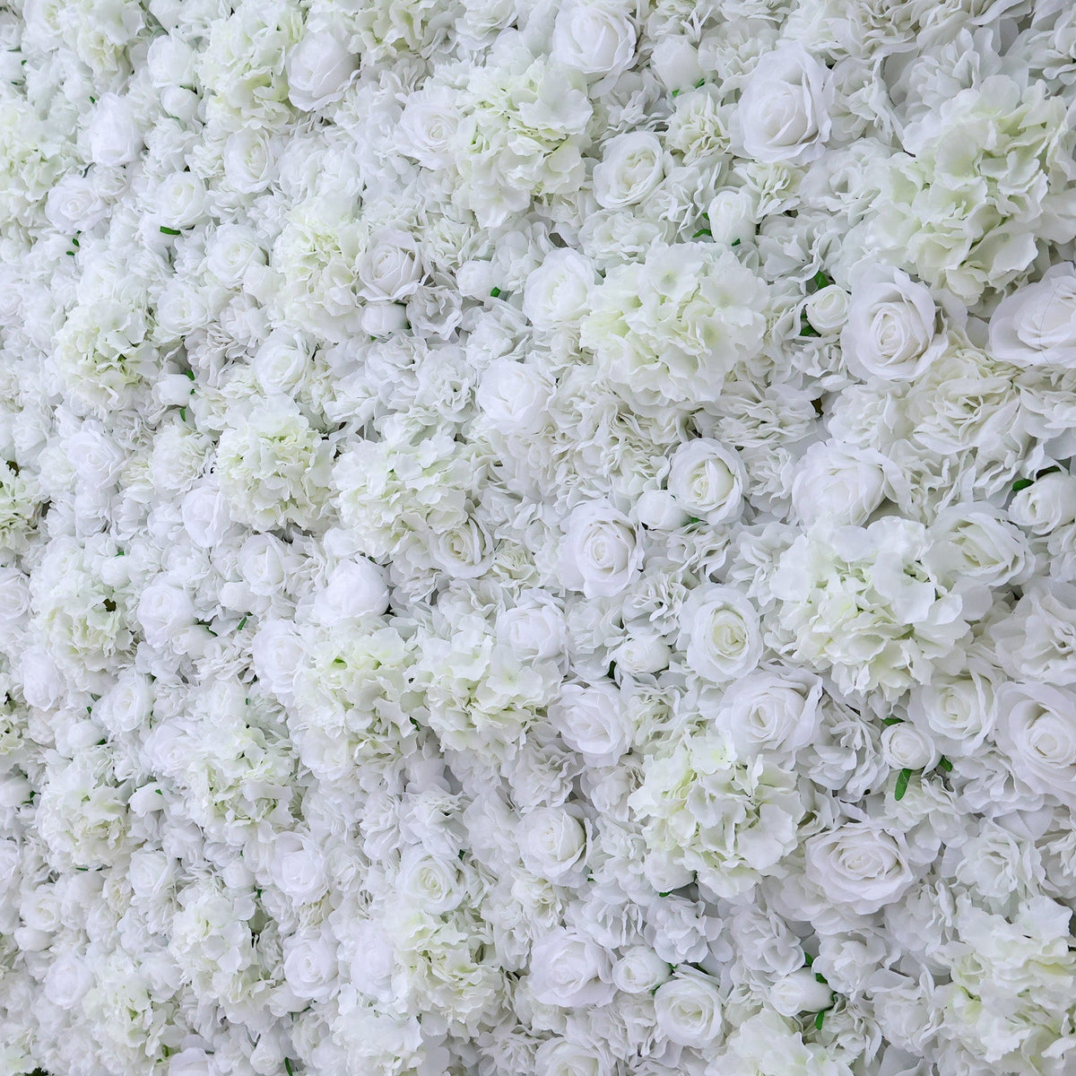 ValarFlowers All - White Floral Wall: A Pure. Elegant Masterpiece for Timeless Celebrations-VF-551