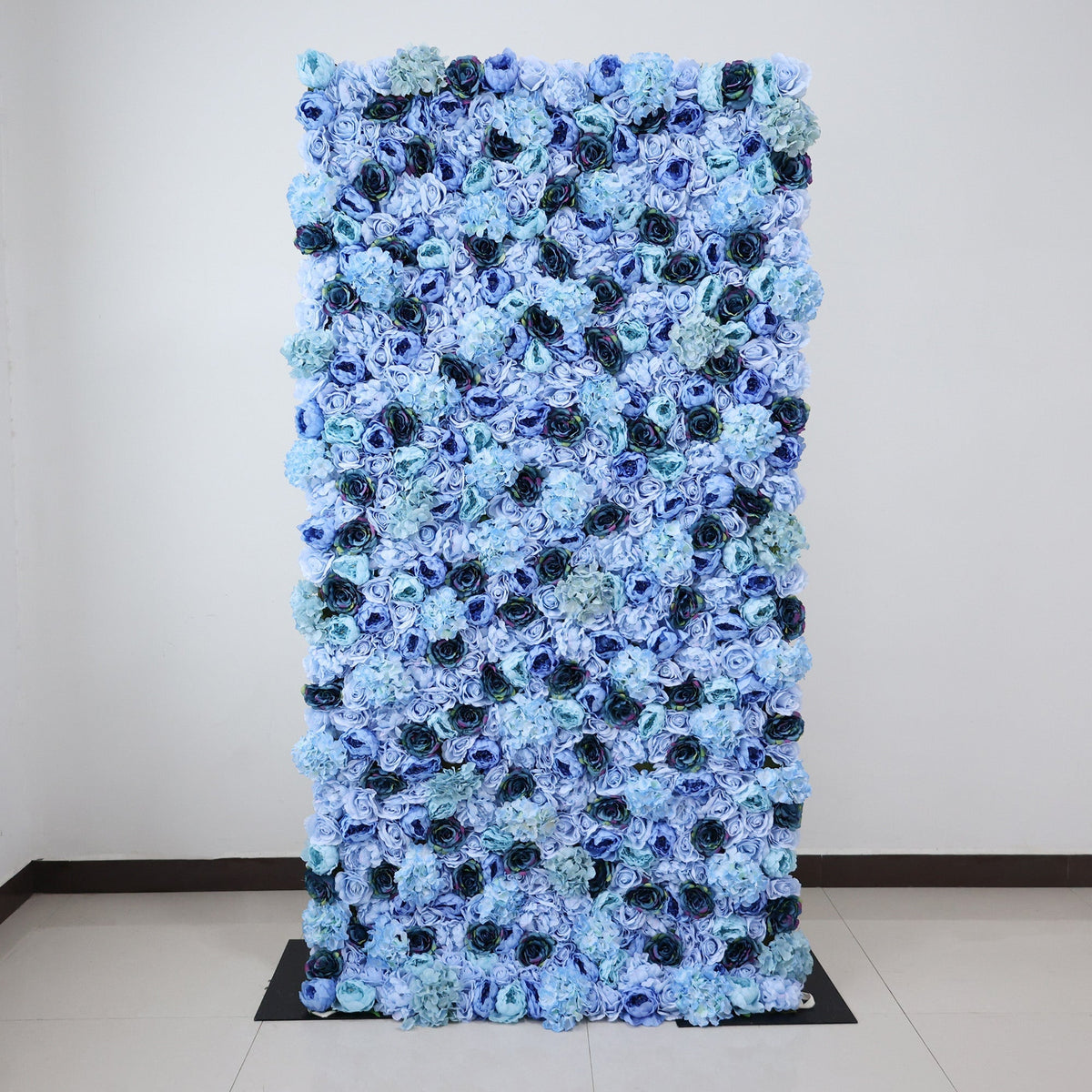 ValarFlowers Blue & Teal Floral Extravaganza Wall: A Captivating. Ocean-Inspired Masterpiece for Memorable Celebrations-VF-549 | Wedding & Celebration Collection