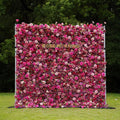Blossom：7D Fabric Artificial rolling up curtain flower wall Free Shipping