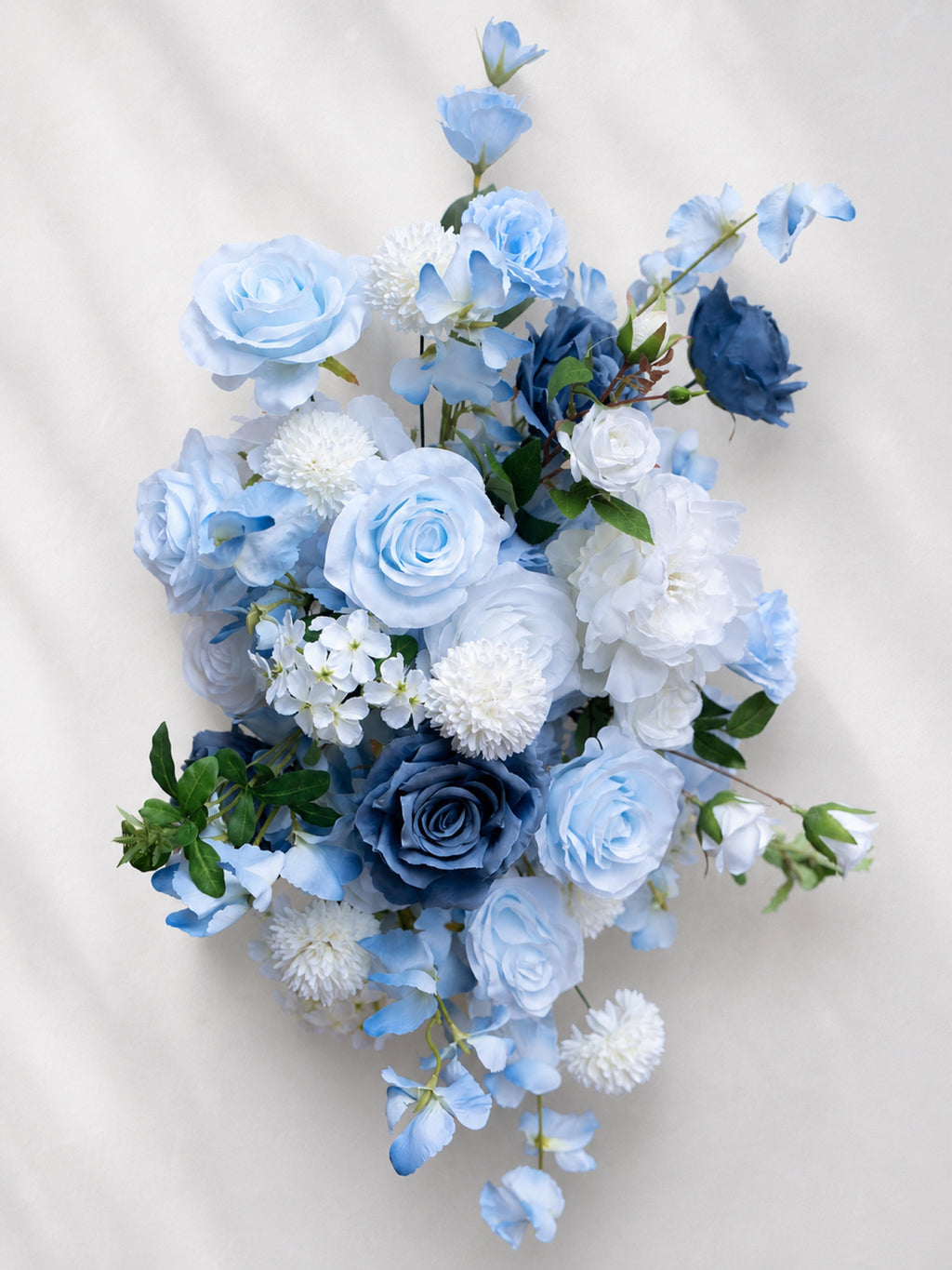 Cirrus 2026 New Design White Blue Hanging Floral Arrangement Free Shipping