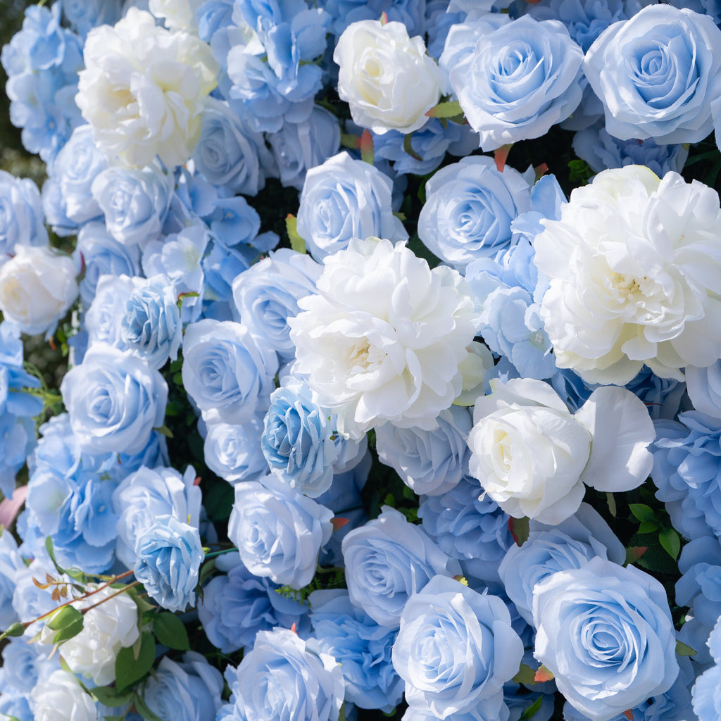 Clarissa：3D Fabric Artificial rolling up curtain flower wall Free Shipping