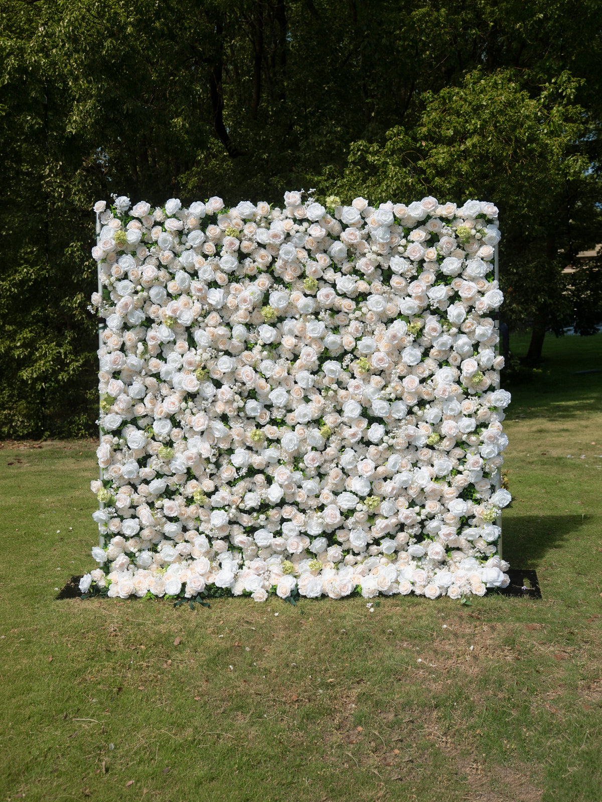 Avelora 4D Fabric Artificial rolling up curtain flower wall Free Shipping