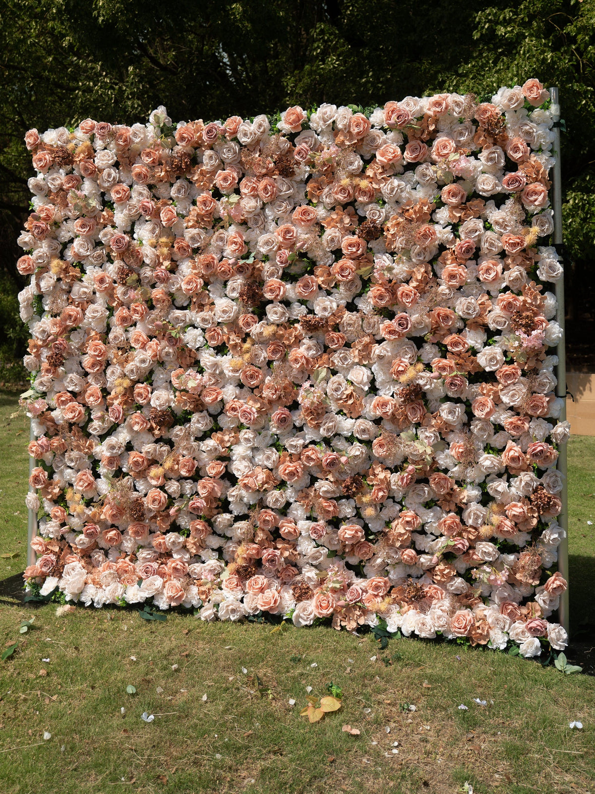 Novellea 4D Fabric Artificial rolling up curtain flower wall | Wedding & Celebration Collection | Free Shipping
