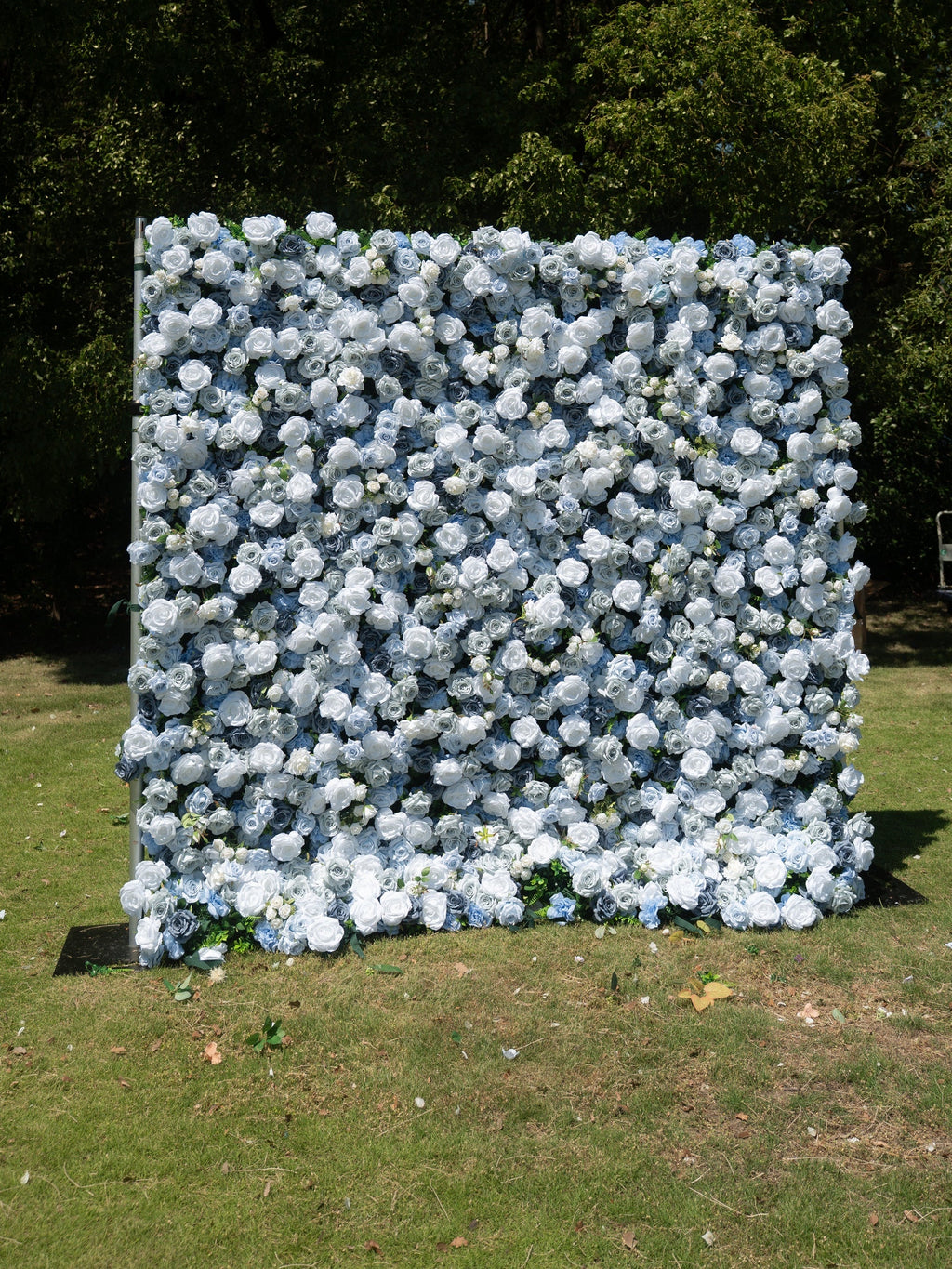 Elarielle 4D Fabric Artificial rolling up curtain flower wall Free Shipping