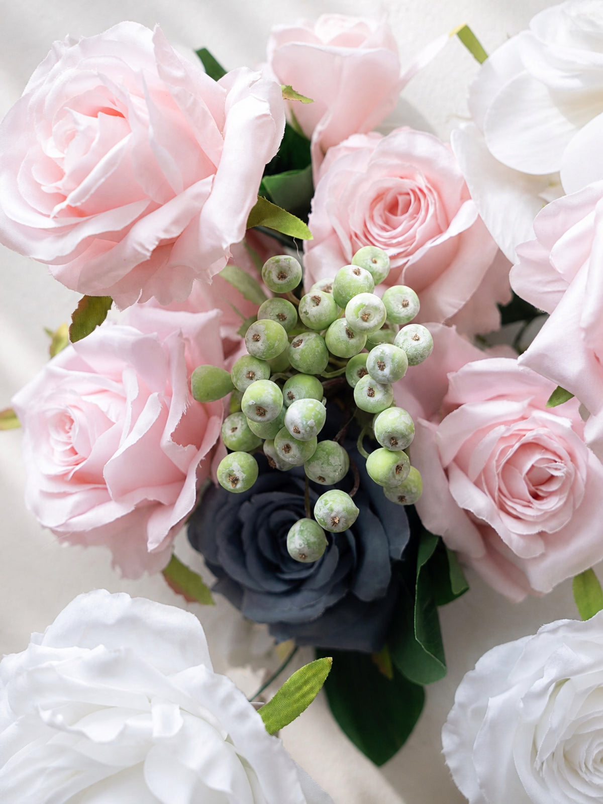 Mistral 2026 New Design White Pink Hanging Floral Arrangement Free Shipping