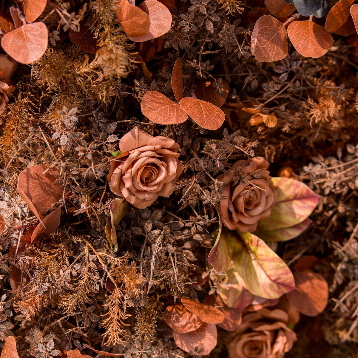 Halloween Special - Rustic and Enchanting Autumn - Inspired Artificial Flower Backdrop by ValarFlowers: A Tribute to Nature's Warmth - VF - 820