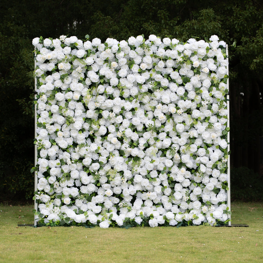Eira：3D Fabric Artificial rolling up curtain flower wall Free Shipping