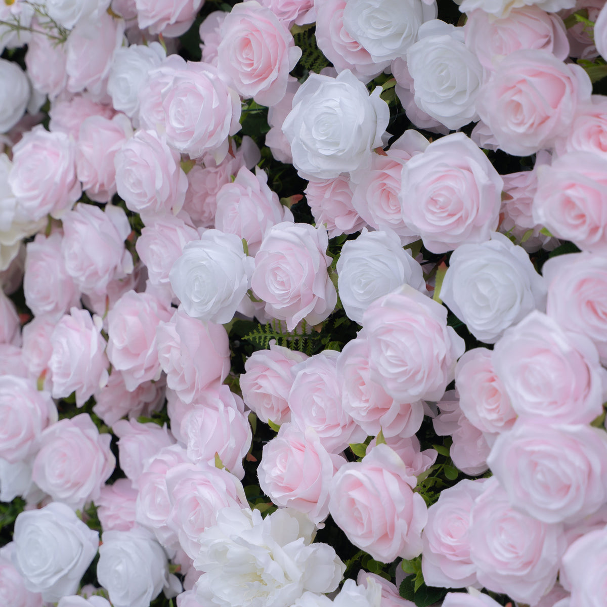 Whitepink: 3D Layered Flower Wall - Luxury Silk Rolling Backdrop (In US Stock 5-7 Days Delivered) Free Shipping