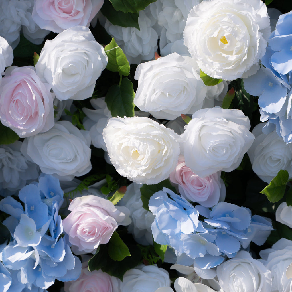 Serene: 3D Layered Flower Wall - Luxury Silk Rolling Backdrop (In US Stock 5-7 Days Delivered) Free Shipping