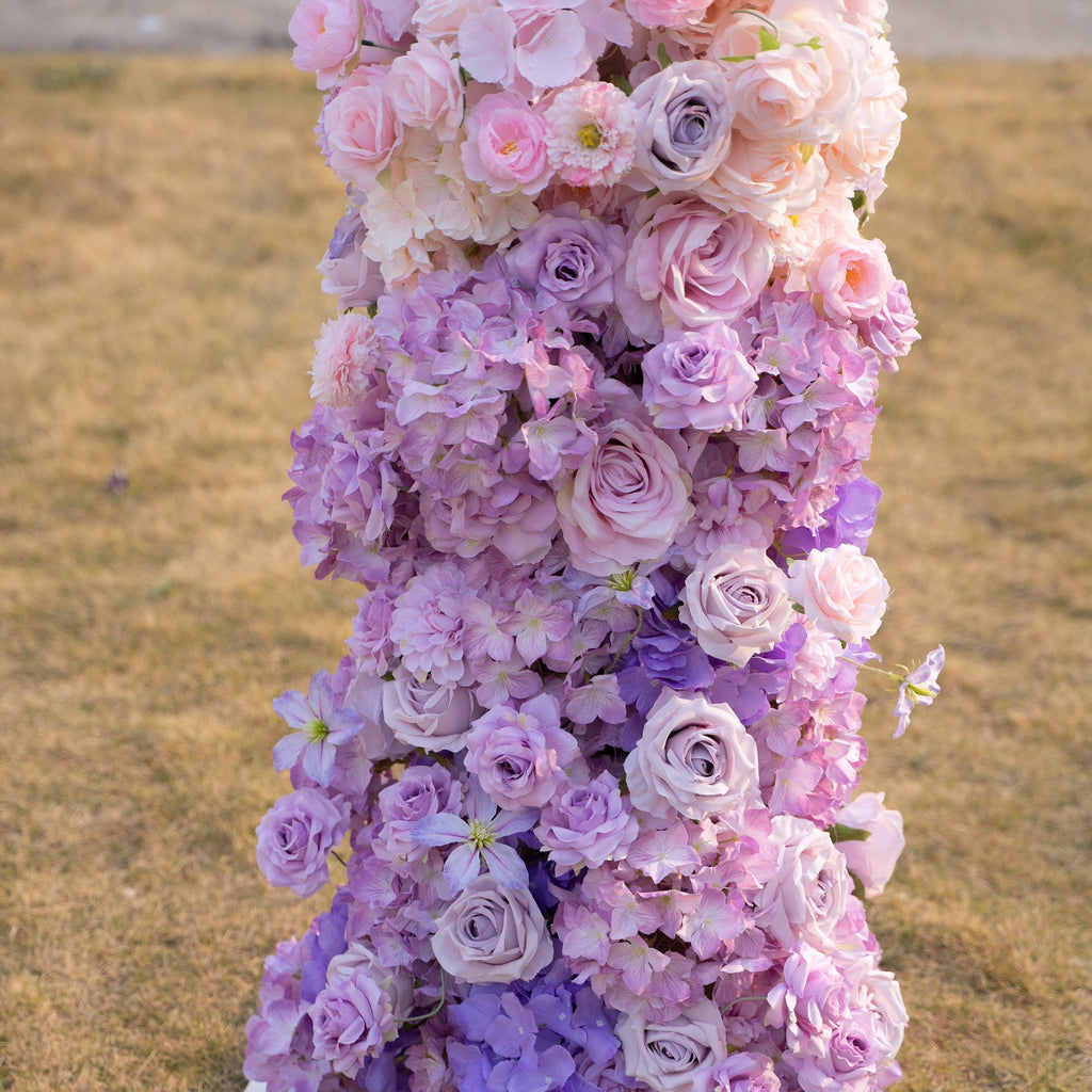 Lavender Hush Floral Arch including Frame for Wedding & Event Event Backdrop Decor(Ready to Ship in USA Only) | Ceremony & Event Decor