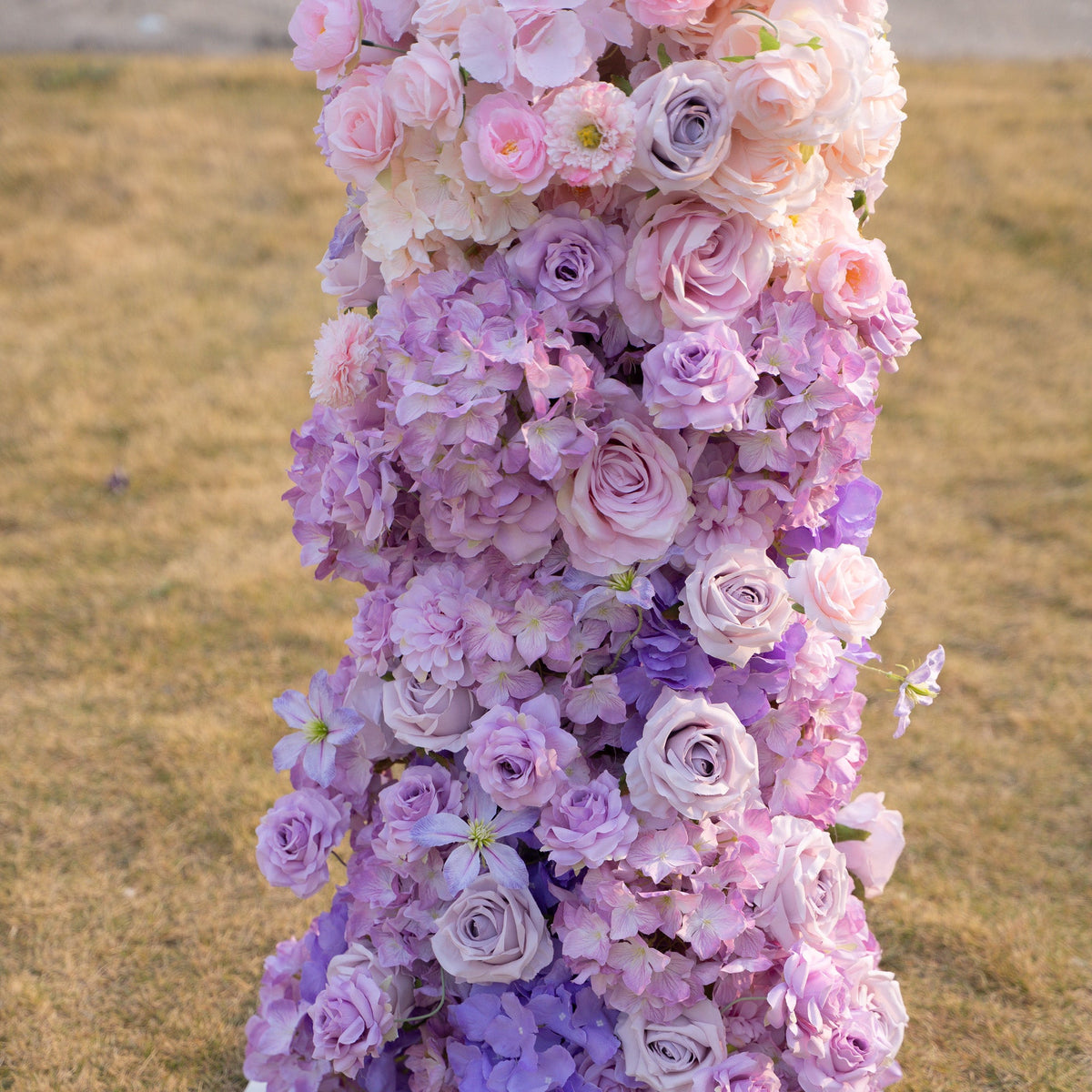 Lavender Hush Floral Arch including Frame for Wedding & Event Event Backdrop Decor(Ready to Ship in USA Only) | Ceremony & Event Decor