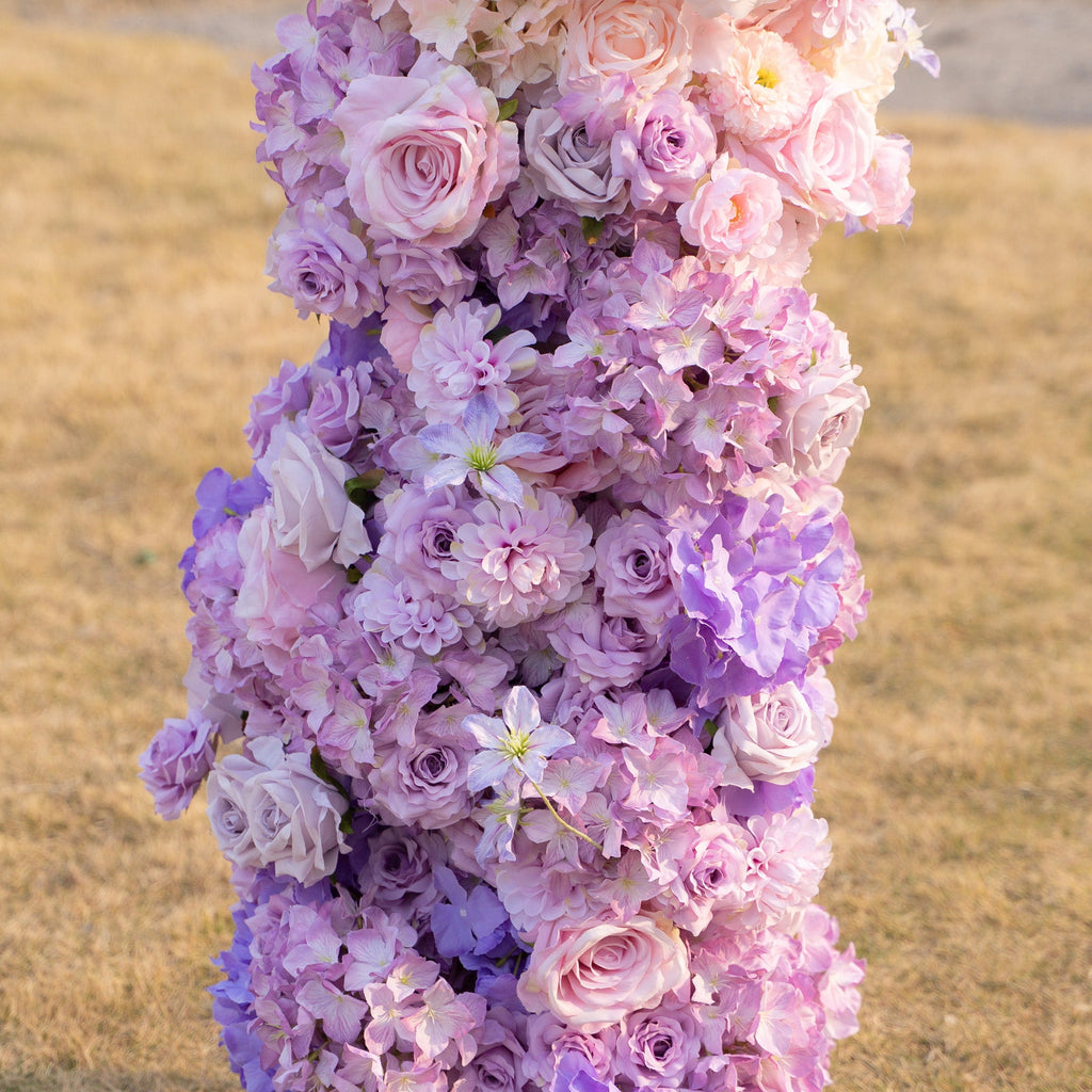 Lavender Hush Floral Arch including Frame for Wedding & Event Event Backdrop Decor(Ready to Ship in USA Only) | Ceremony & Event Decor