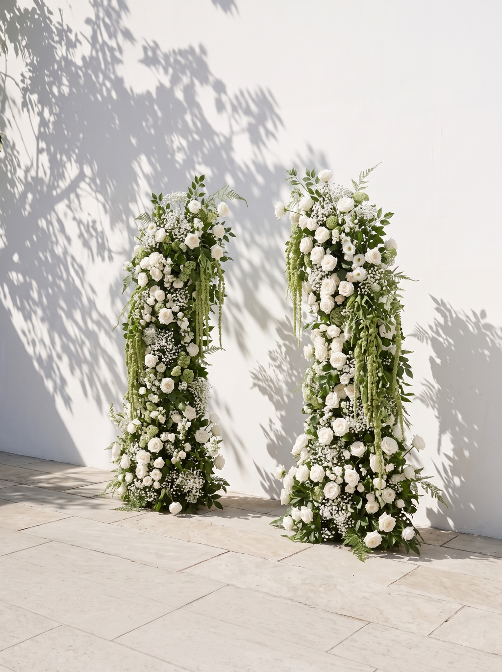 Dorviane Luxury Horn Shaped Flower Arch with Frame for Wedding Party Event Backdrop Decoration — right view