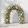 Keirmira Floral Arch: 2026 New Luxury Floral Arch with White and Champagne Roses Floral Arch for Weddings & Events & Events Decor Incuding Frame | Ceremony & Event Decor
