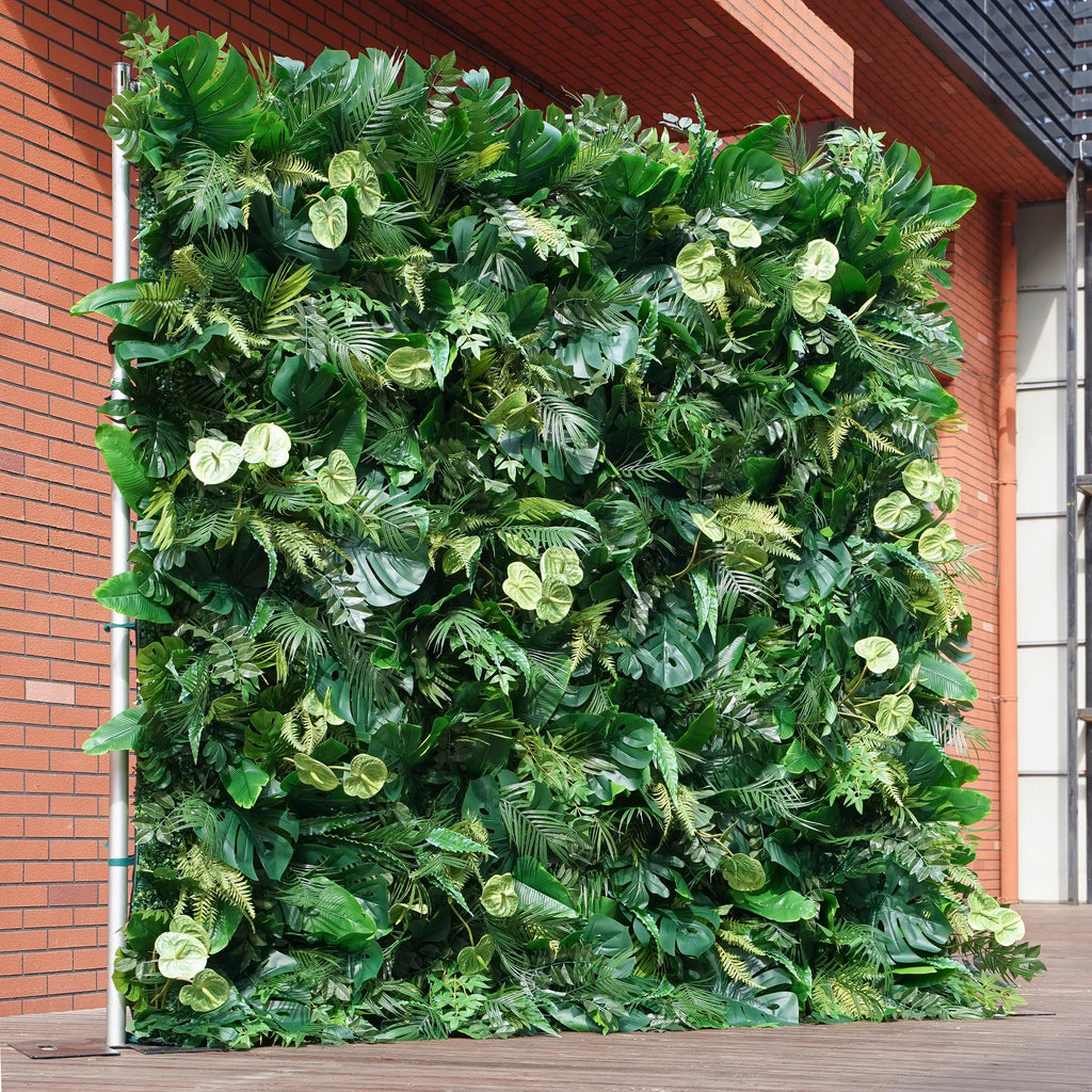 Luke：5D  Fabric Artificial rolling up curtain flower wall Free Shipping