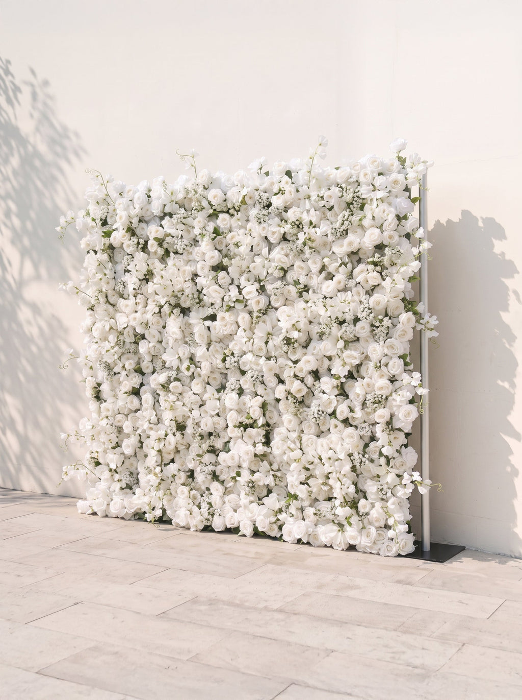 Melirae 5D Fabric Artificial rolling up curtain flower wall Free Shipping