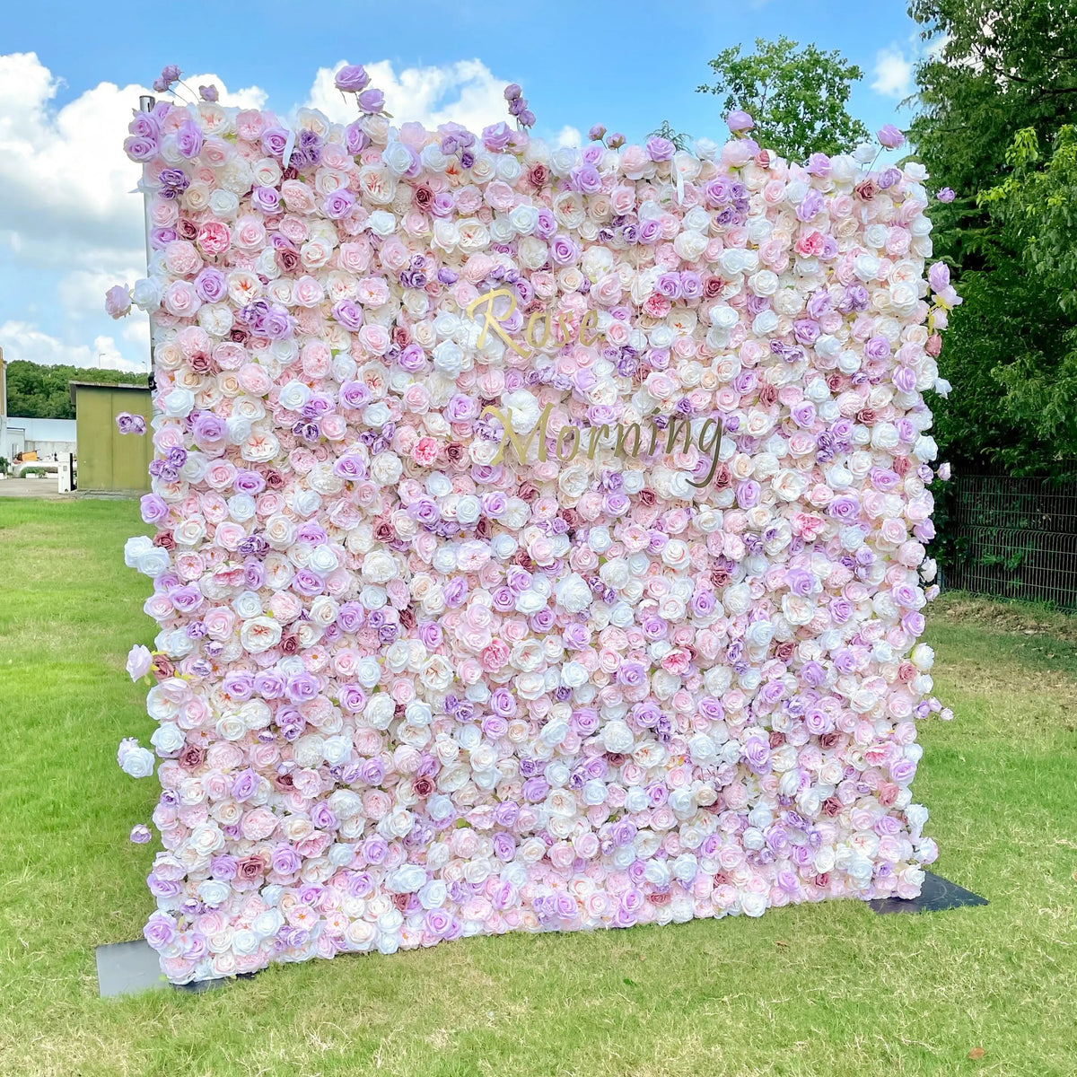 Memory：5D  Fabric Artificial rolling up curtain flower wall Free Shipping