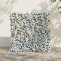Novdelle:New Luxury 5D Blue&White roses Flower wall for Wedding&Event Decor novdelle front