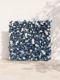 Novlyn 5D Fabric Artificial rolling up curtain flower wall — front view