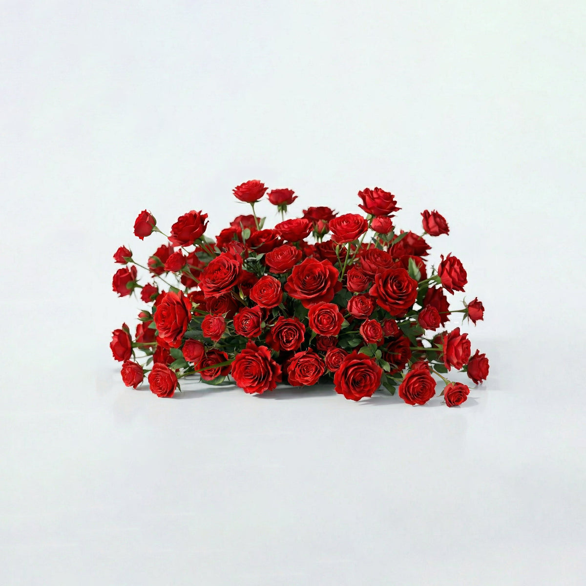 Nymera: Luxury Red Rose Heart Arch Decor for Proposal and Valentine's Day Events | Ceremony & Event Decor