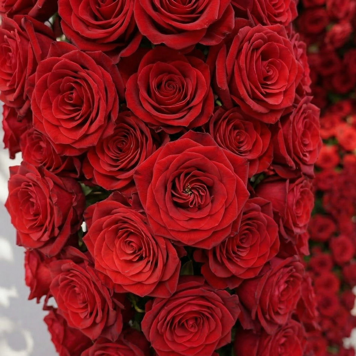 Nymera: Luxury Red Rose Heart Arch Decor for Proposal and Valentine's Day Events | Ceremony & Event Decor