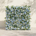 Orelvia:New Luxury 5D Blue&White roses Flower wall with Greenery for Wedding&Event Decor orelvia front