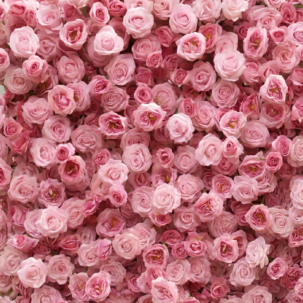Perira: Luxury 5D Pink Silk Floral Wall Roll-Up Backdrop for Elegant Minimalist Weddings Free Shipping