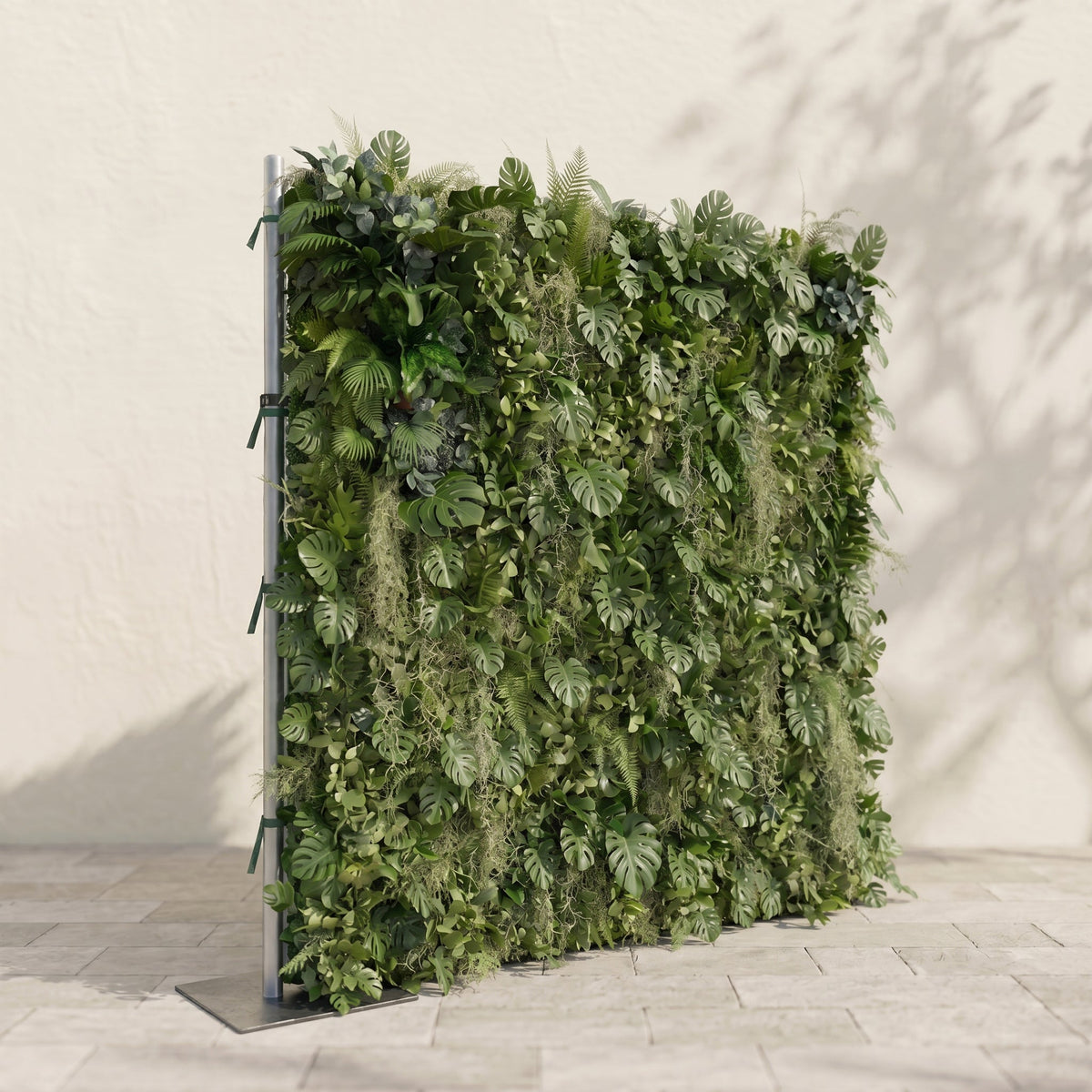 Raelira: Luxury 5D Green Silk Floral Wall Roll-Up Backdrop for Elegant Minimalist Weddings Free Shipping