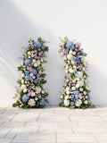 Ralavia Luxury Horn Shaped Flower Arch with Frame for Wedding Party Event Backdrop Decoration — front view