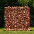Ronny：5D Fabric Artificial rolling up curtain flower wall Free Shipping