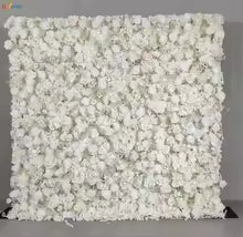 Outdoor Artificial Flower Wedding Backdrop Wall Luxury Corlorful Roses Green Plants Flora Wall for Wedding Birthday Party Decor