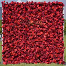 Rose Peony hydrangea Rolling Up Cloth Curtain Luxuy Flower Wall Event Party Wedding Backdrop Decor Milan Turf Fabric Plant Wall