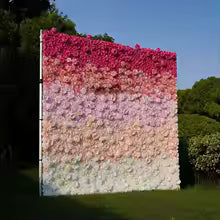 Rose Peony hydrangea Rolling Up Cloth Curtain Luxuy Flower Wall Event Party Wedding Backdrop Decor Milan Turf Fabric Plant Wall